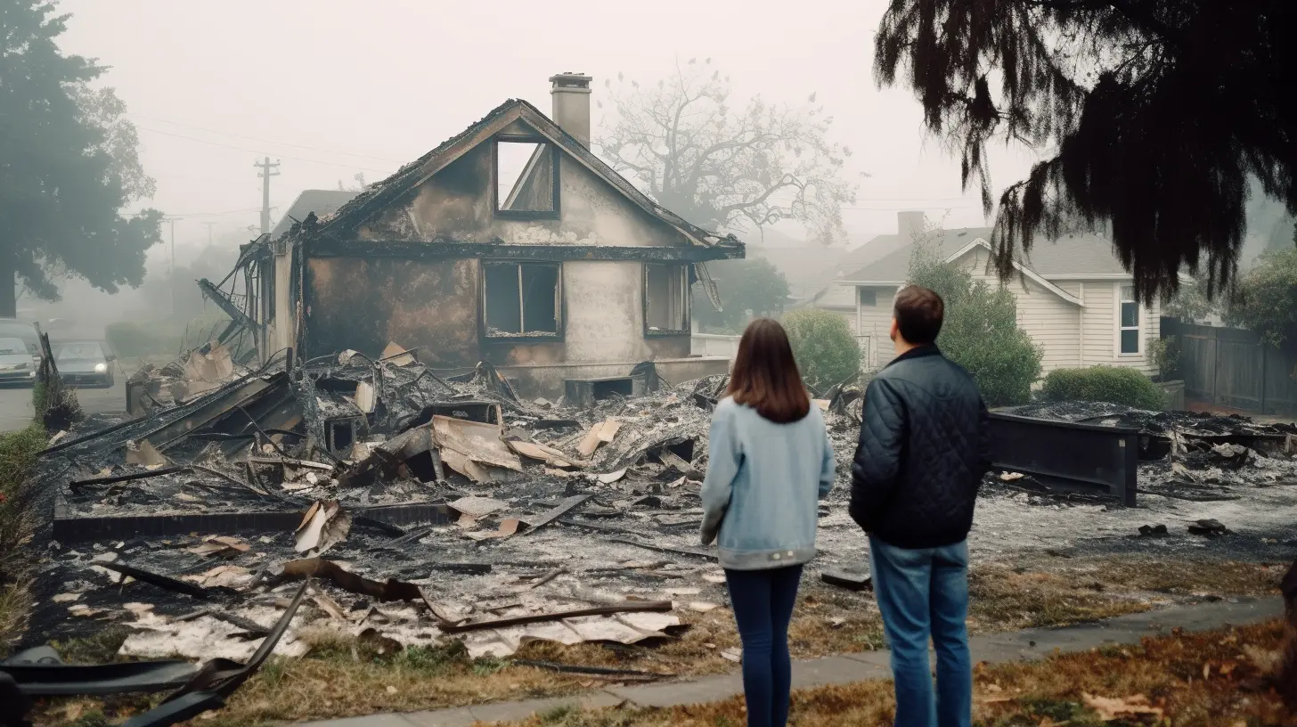 how to sell a fire damaged house